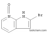 Molecular Structure of 1198416-33-9 (1H-Pyrrolo[2,3-b]pyridine, 2-bromo-, 7-oxide)